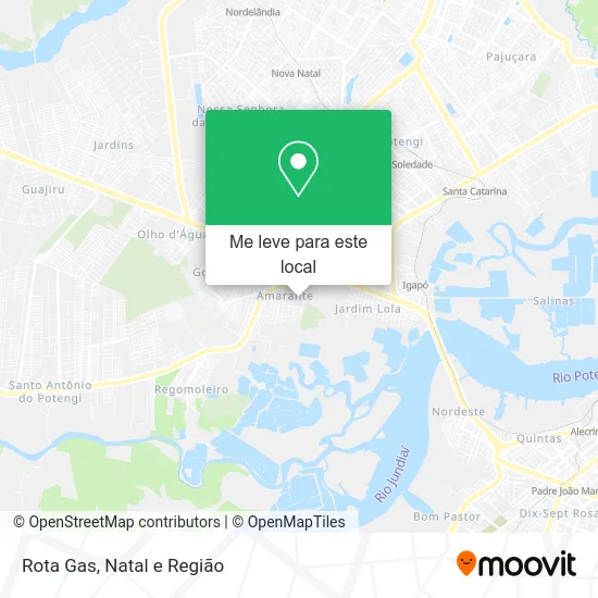 Rota Gas mapa