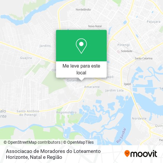 Associacao de Moradores do Loteamento Horizonte mapa