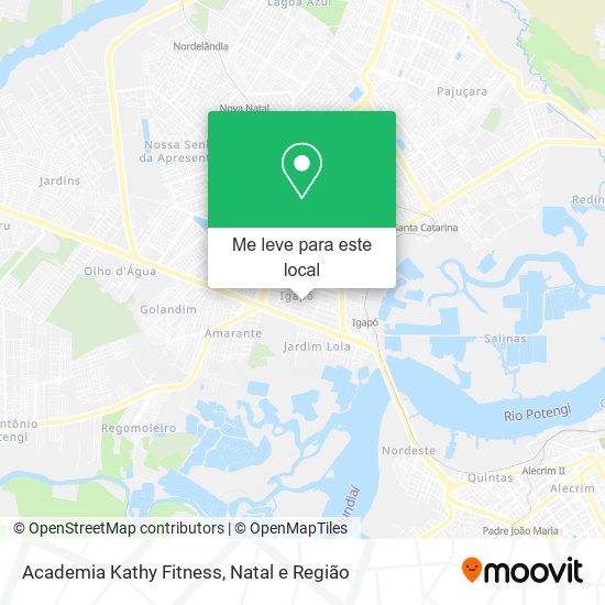Academia Kathy Fitness mapa