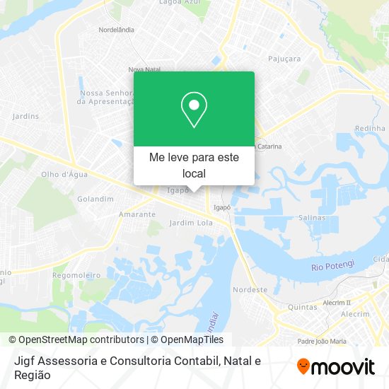 Jigf Assessoria e Consultoria Contabil mapa