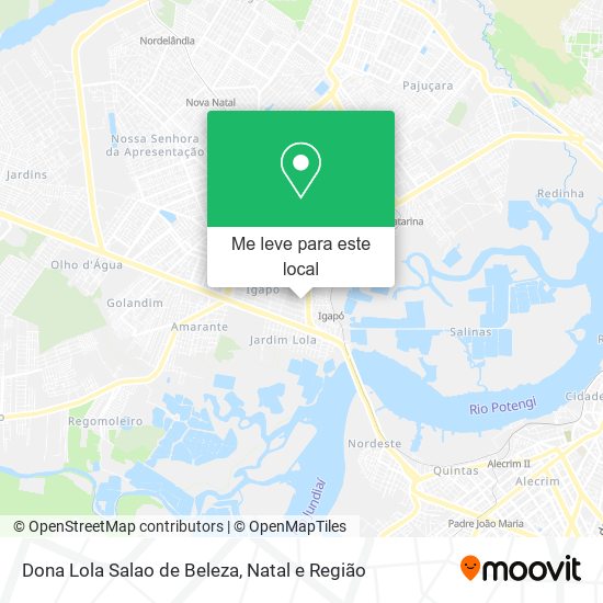 Dona Lola Salao de Beleza mapa