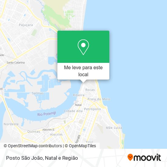 Posto São João mapa