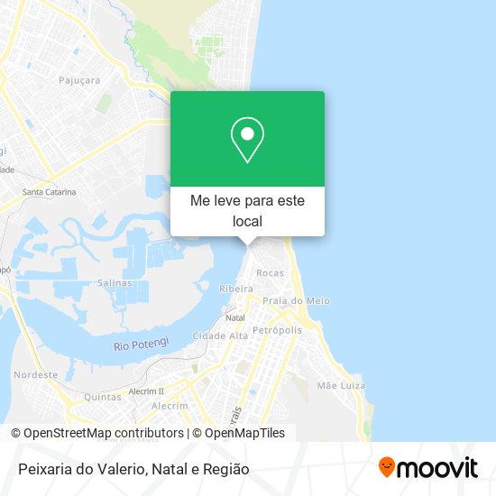 Peixaria do Valerio mapa
