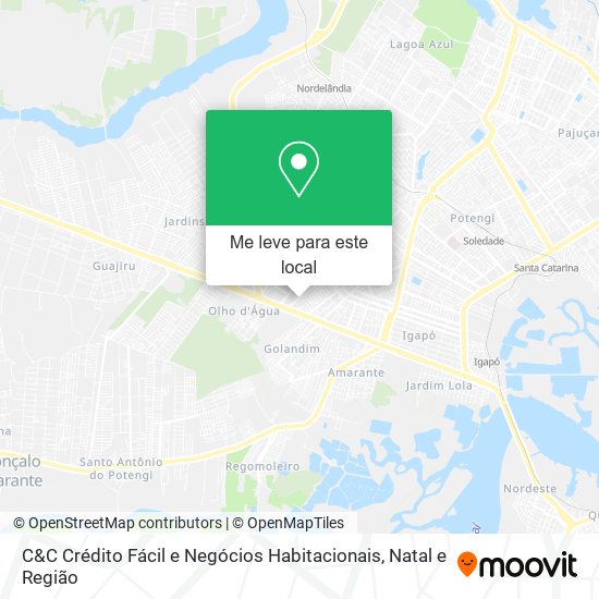 C&C Crédito Fácil e Negócios Habitacionais mapa