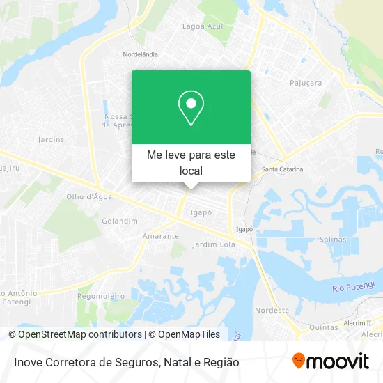 Inove Corretora de Seguros mapa