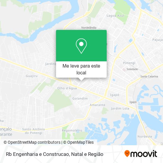 Rb Engenharia e Construcao mapa