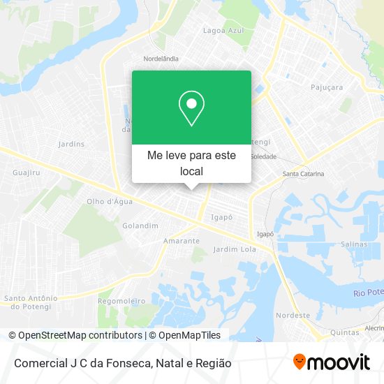 Comercial J C da Fonseca mapa