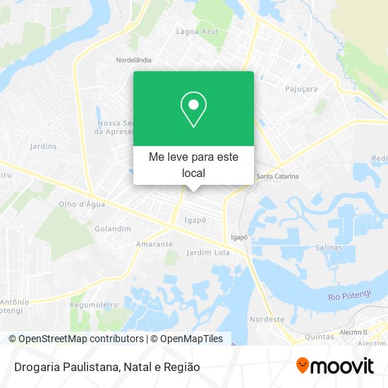 Drogaria Paulistana mapa