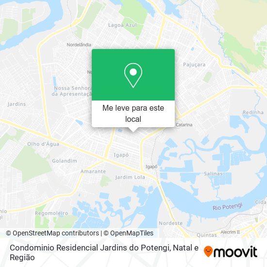 Condominio Residencial Jardins do Potengi mapa