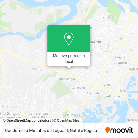 Condominio Mirantes da Lagoa II mapa