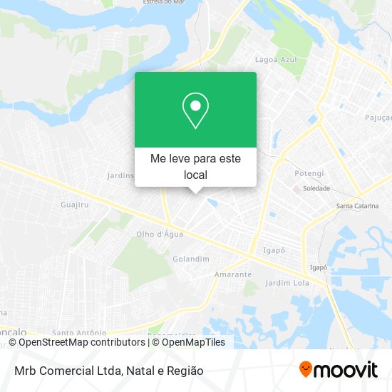 Mrb Comercial Ltda mapa