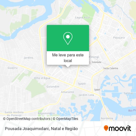 Pousada Joaquimxdarc mapa