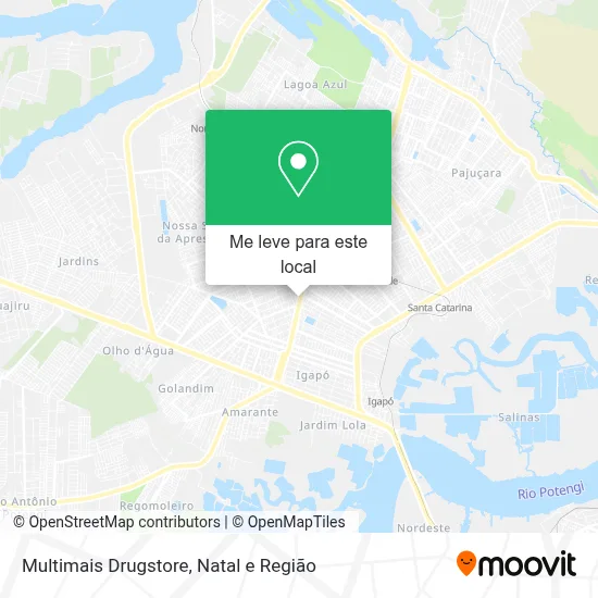 Multimais Drugstore mapa