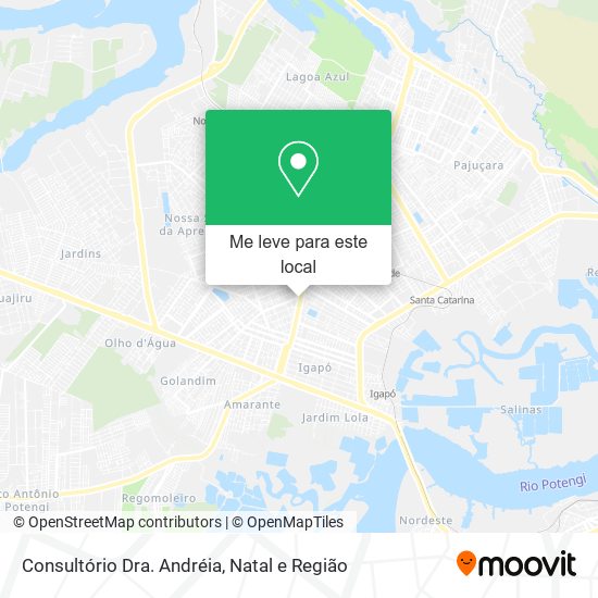 Consultório Dra. Andréia mapa