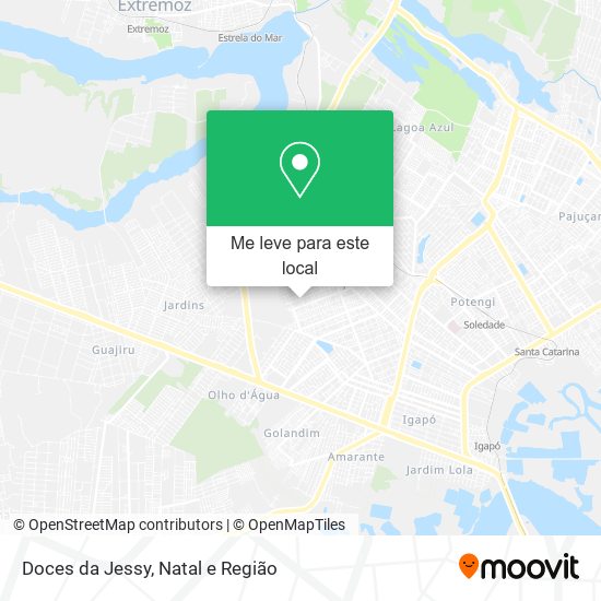 Doces da Jessy mapa