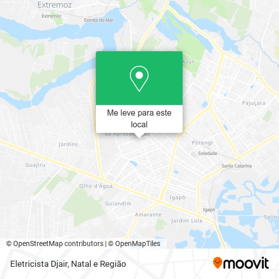 Eletricista Djair mapa