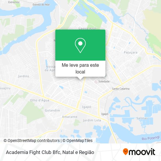 Academia Fight Club Bfc mapa