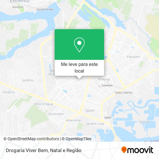 Drogaria Viver Bem mapa