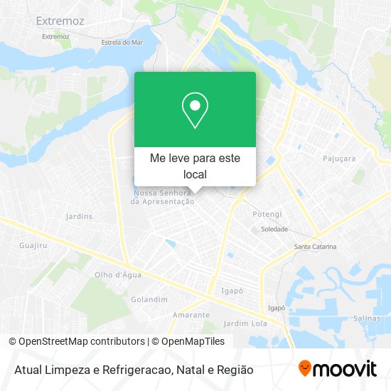 Atual Limpeza e Refrigeracao mapa