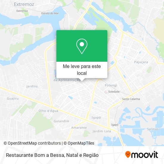 Restaurante Bom a Bessa mapa