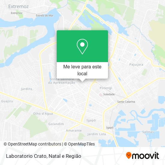 Laboratorio Crato mapa
