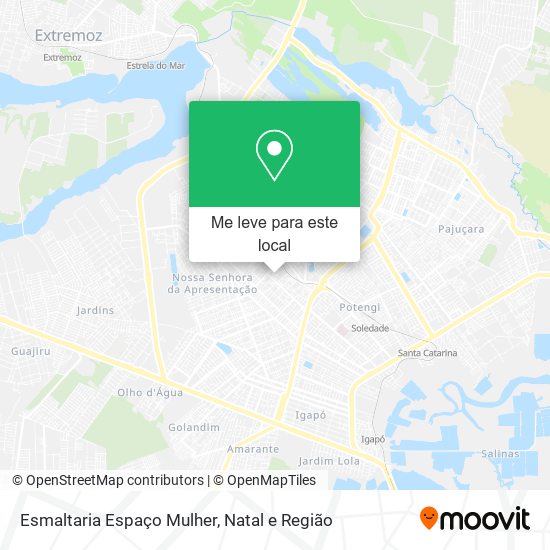Esmaltaria Espaço Mulher mapa