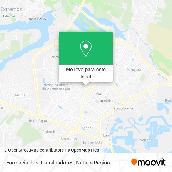 Farmacia dos Trabalhadores mapa