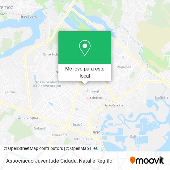 Associacao Juventude Cidada mapa