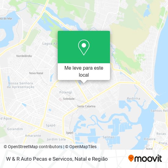 W & R Auto Pecas e Servicos mapa