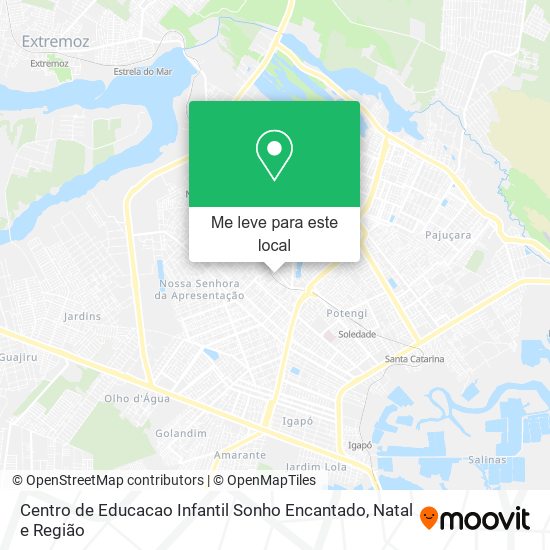 Centro de Educacao Infantil Sonho Encantado mapa