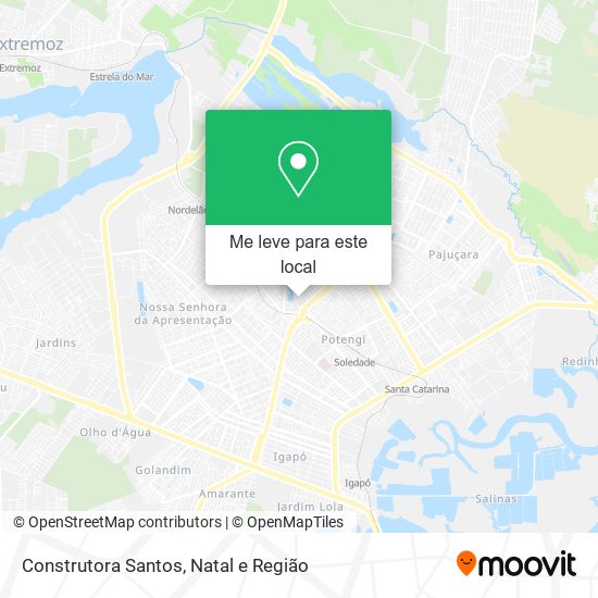 Construtora Santos mapa
