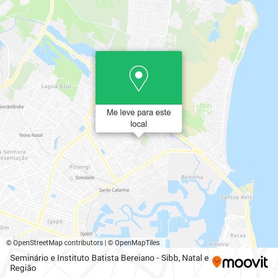 Seminário e Instituto Batista Bereiano - Sibb mapa