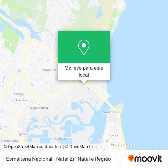 Esmalteria Nacional - Natal Zn mapa