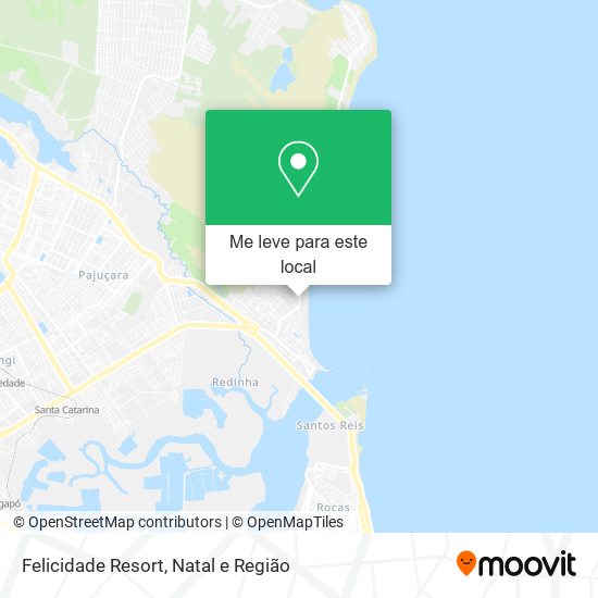 Felicidade Resort mapa
