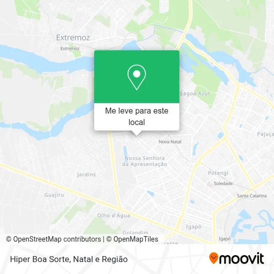Hiper Boa Sorte mapa