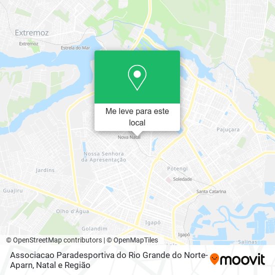 Associacao Paradesportiva do Rio Grande do Norte-Aparn mapa