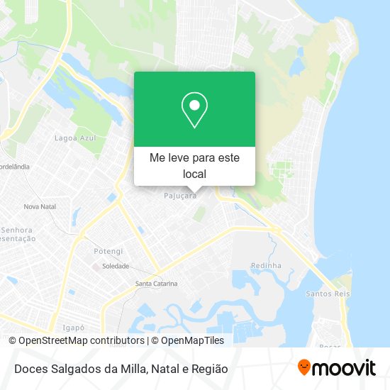 Doces Salgados da Milla mapa