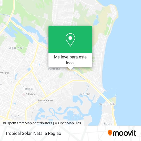 Tropical Solar mapa