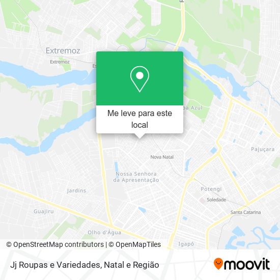 Jj Roupas e Variedades mapa