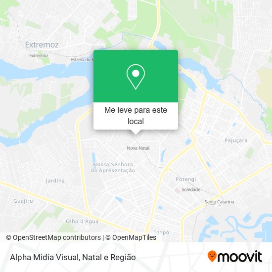 Alpha Midia Visual mapa