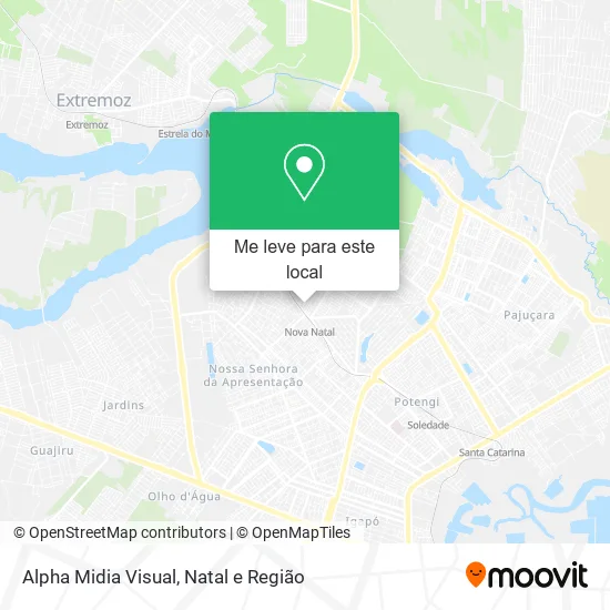 Alpha Midia Visual mapa