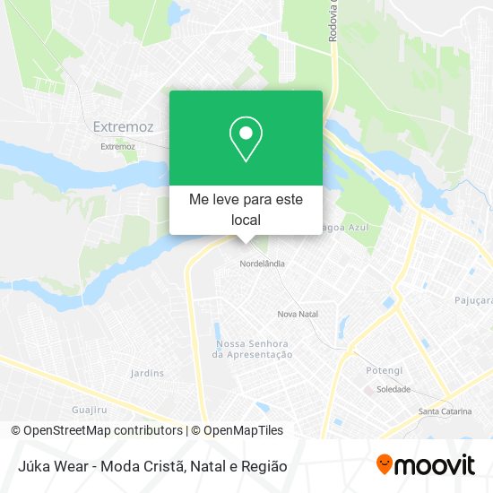 Júka Wear - Moda Cristã mapa