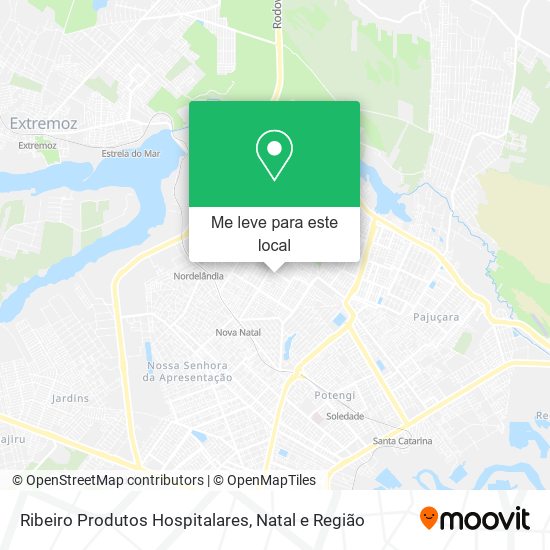 Ribeiro Produtos Hospitalares mapa