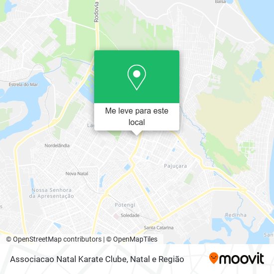 Associacao Natal Karate Clube mapa