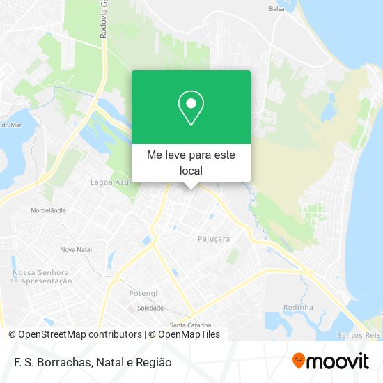 F. S. Borrachas mapa