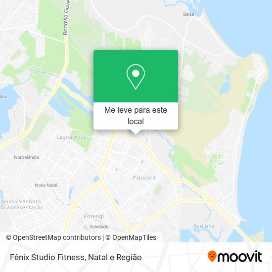 Fênix Studio Fitness mapa