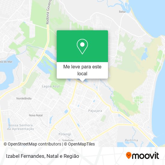 Izabel Fernandes mapa