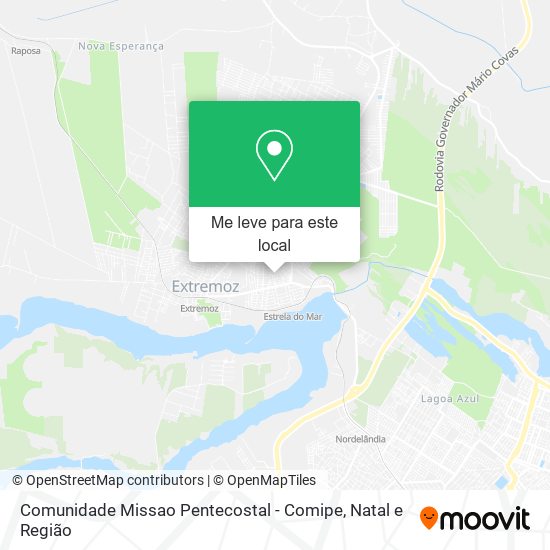 Comunidade Missao Pentecostal - Comipe mapa