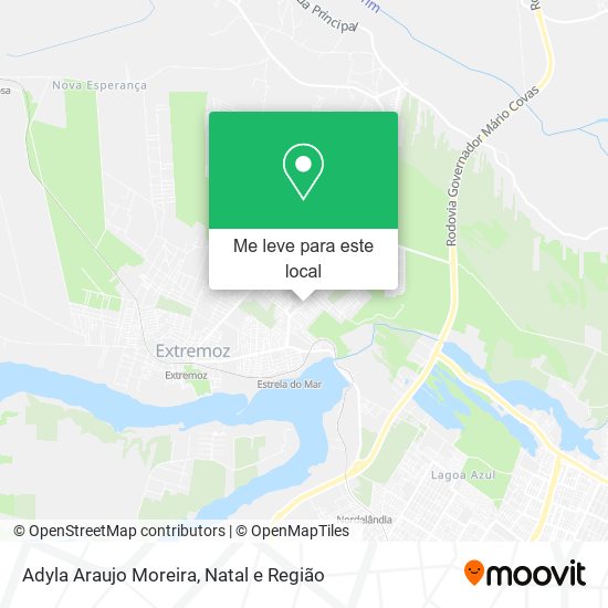 Adyla Araujo Moreira mapa