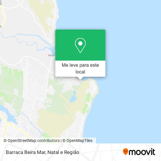 Barraca Beira Mar mapa